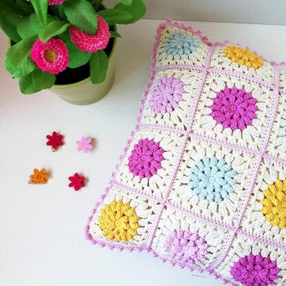 Dahlias in Bloom Cushion