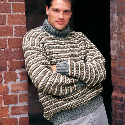 Rugged Turtleneck in Patons Classic Wool Worsted