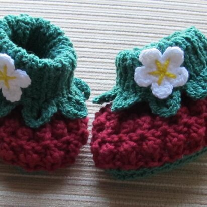 COTTON BERRY BOOTIES