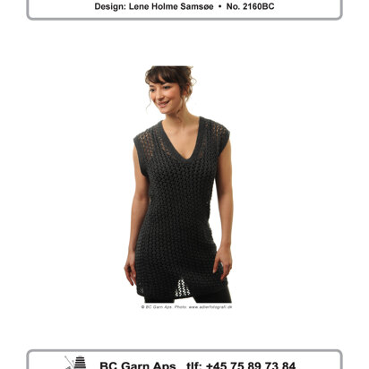 Long Top with Lace Pattern in BC Garn Allino - 2160BC - Downloadable PDF