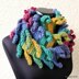 Easy Crochet Scarf Multicolor Carnival