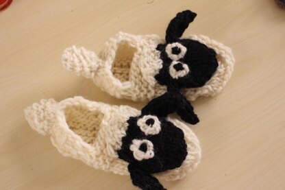 Shaun's Slippers - Seamless Felted Sheep Shoes