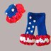 Baby Ruffled Patriotic Outfit 3 Month Crochet Pattern