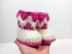 Puff Aloe Stitch Baby booties