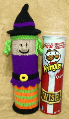 Halloween Witch Pringles Crisps Cover