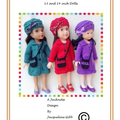 LC14 Smart Coat Set for 13 and 14 inch dolls