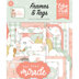 Echo Park Paper It's A Girl Frames & Tags