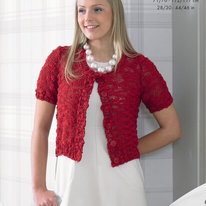 Sweater and Cardigan in King Cole Opium - 4180 - Downloadable PDF