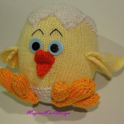 Billy the chick - Magicalknit knitting pattern