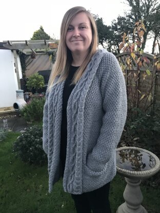 Aran cardigan