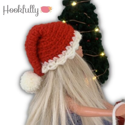 Santa hat for fashion dolls