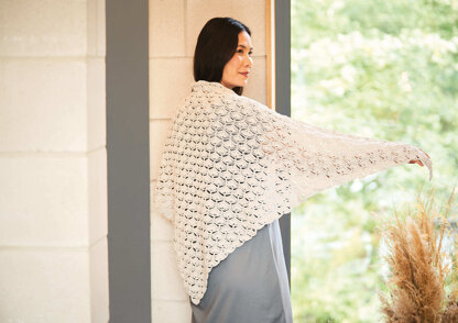 Tranquil Shawl in Rowan Cotton Revive PDF