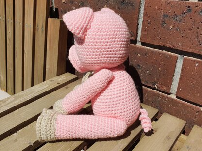 Crochet Pig Soft Toy