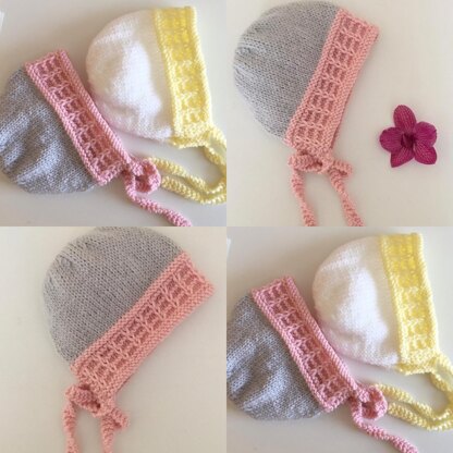 Little Loops baby bonnet