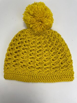 Unique 3D Textured Crochet Hat Pattern - Modern Ladies Fashion Beanie