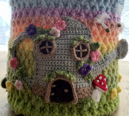 Fairy Garden Crochet Handbag