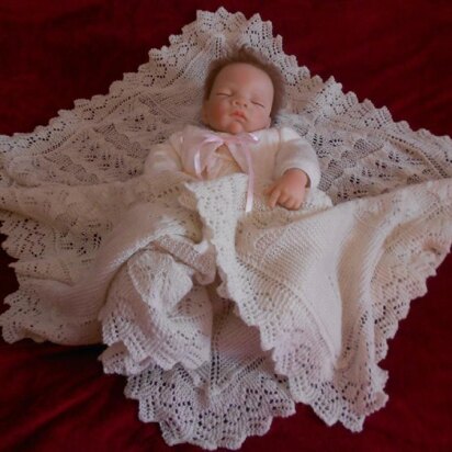 Shetland Lullaby Baby Shawl