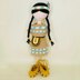 Native American doll outfit, Crochet doll clothes, amigurumi doll clothes