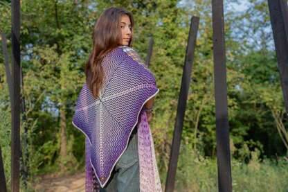 Abstract Allure Shawl