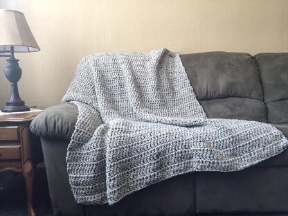 Beginner Chunky Crochet Blanket