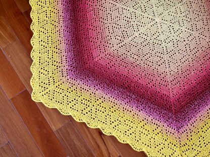 Wildflower Hexagon Blanket