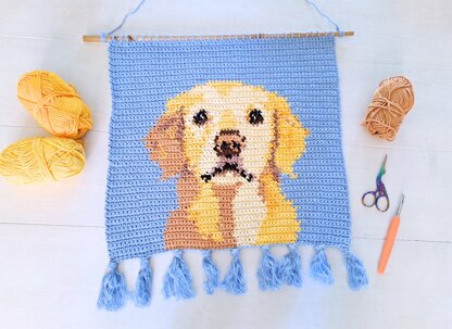 Golden Retriever Wall Hanging