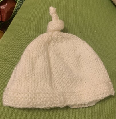 Tegan Baby Hat with Top Knot
