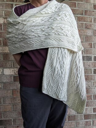 Warm Cranbrook Pocket Shawl