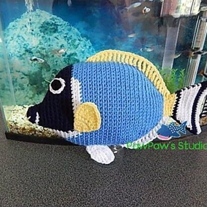 Amigurumi Powderblue Surgeonfish Pattern No.34