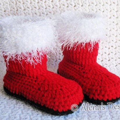 Toddler Santa Booties