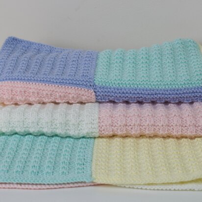 Colour-Mix Baby Blanket