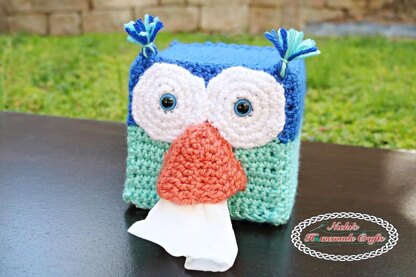 Owl Tissue Box Cover