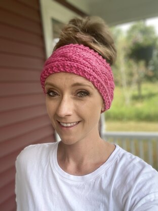 Ruby Red Threads Cotton Candy Headband Twist Band