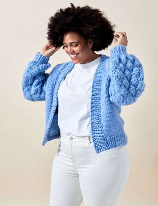 Made with Love - Tom Daley Bubble XS Cardigan Knitting Kit
