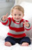 Go Team Go! Baby Sweater in Red Heart Team Spirit - LW4026 - Downloadable PDF