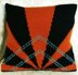 Art Deco Style Sunburst Cushion Cover