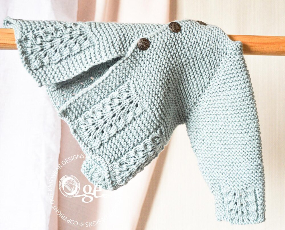 Lyla Top Down Cardigan - P252 Knitting pattern by OGE Knitwear