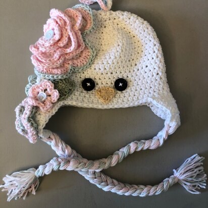 Baby bird crochet hat