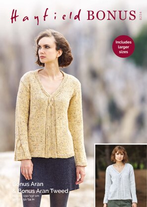 Sweater in Hayfield Bonus Aran with Wool - 8234 - Downloadable PDF