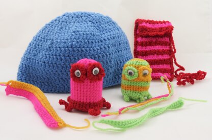 Buttonbag Buttonbag Crochet Suitcase Kit