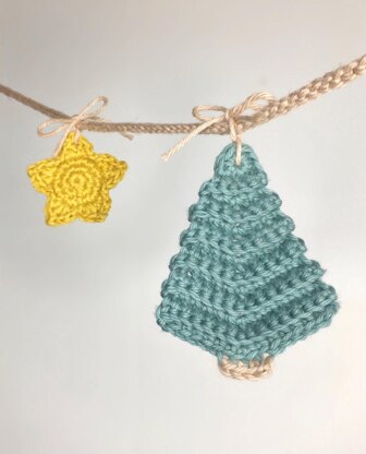 Trees and Stars Garland