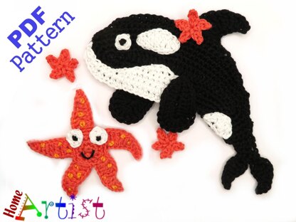 Killer Whale Applique