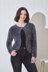 Tunic & Cardigan in King Cole Truffle Glitz - P6051 - Leaflet