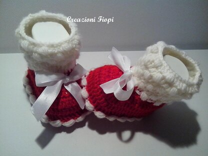 Baby Christmas Booties