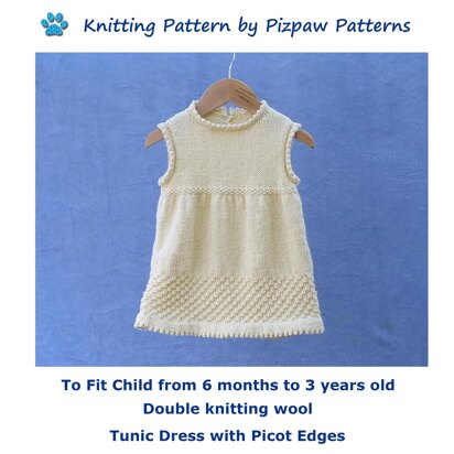 Children's Dress (no 155) - knitting pattern