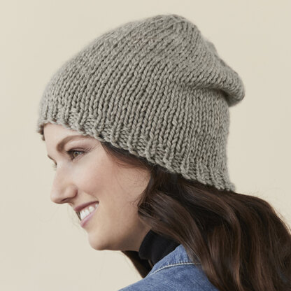 Glenwood Hat - Knitting Pattern for Women in Tahki Yarns Superwash Merino Bulky