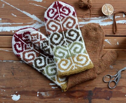 Fiddlehead Mittens