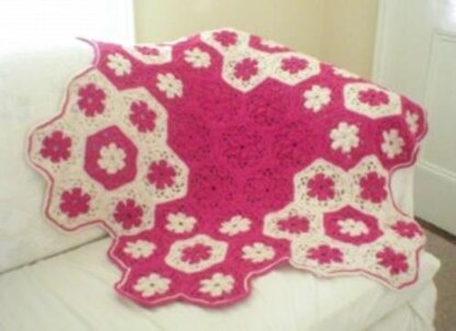 Baby's Crochet Flower Blanket