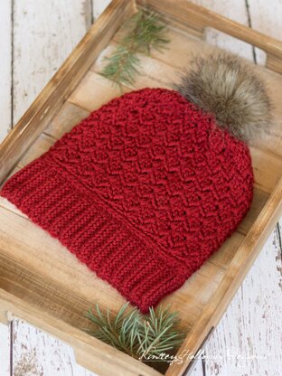 Cranberry Twist Slouch Hat