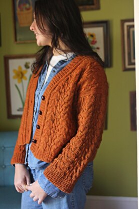 Smoked Orange Cardigan